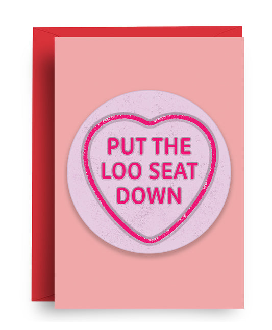 Loo Seat - Valentine's Card