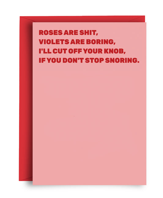 Roses Are Shit - Valentine's Card