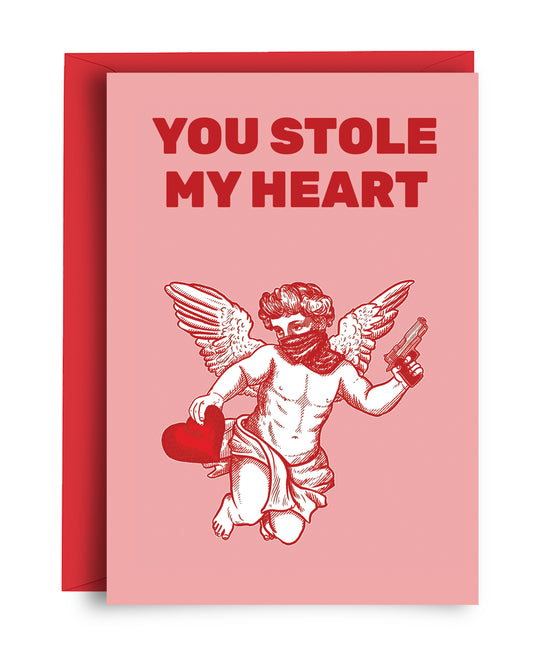 Stole My Heart - Valentine's Card