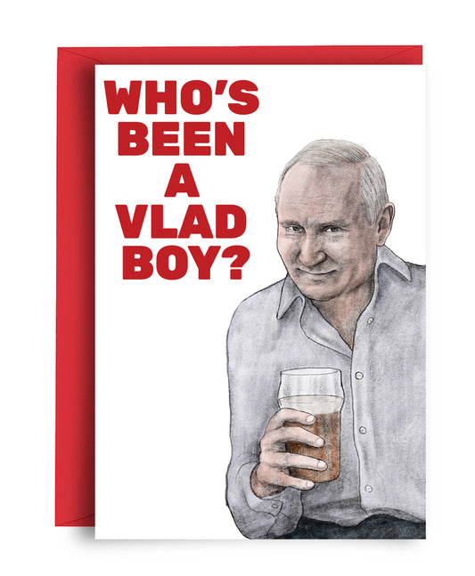 Been a Vlad Boy - Valentine's Card